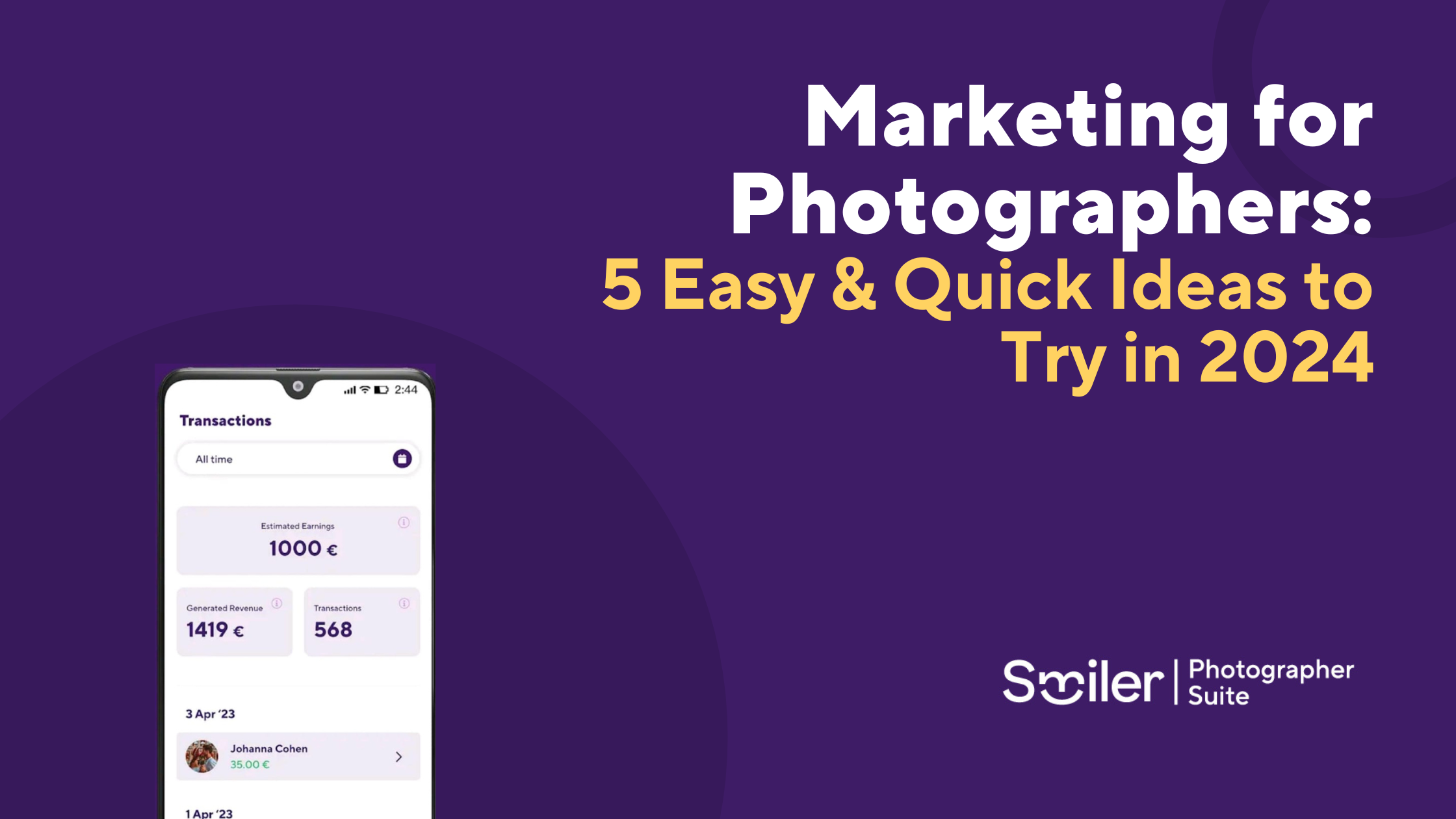 Marketing For Photographers