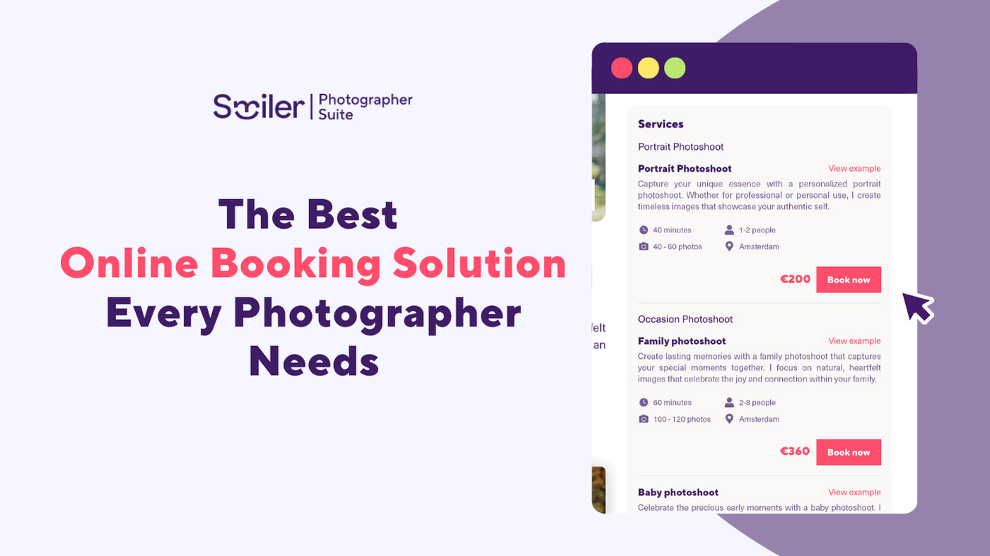 The Best Online Booking Solution Every Photographer Needs